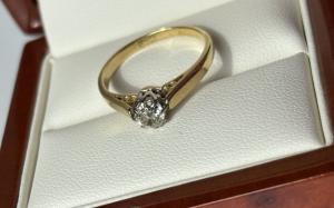 18ct Old-Cut Diamond Antique Ring