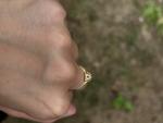 1918 Antique 18ct Gold Diamond Solitaire Ring
