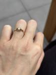 1918 Antique 18ct Gold Diamond Solitaire Ring