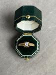 1918 Antique 18ct Gold Diamond Solitaire Ring