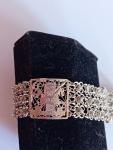 Vintage 1939 Egyptian Silver Filigree Bracelet
