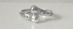 Victorian Etruscan Revival Adjustable Silver Bangle