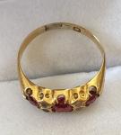 Victorian 18ct Gold Ruby and Diamond Ring