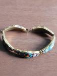 Vintage Italian Gold Gilt Micromosaic Bracelet