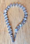 Edwardian Silver Bracelet with Bezel Set Moonstones