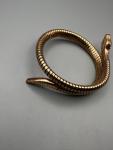 Vintage Rolled Gold Snake Bangle Bracelet