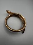 Vintage Rolled Gold Snake Bangle Bracelet