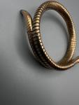 Vintage Rolled Gold Snake Bangle Bracelet