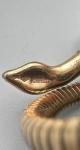 Vintage Rolled Gold Snake Bangle Bracelet