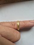 18ct Gold Vintage Ring, Size UK N1/2
