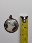 Antique Gold Tone Locket - 3cm Diameter