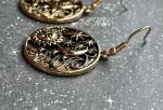 Celestial Sun, Moon & Stars Earrings in Gold
