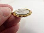 Edwardian 9ct Gold Photo Locket Pendant 1907