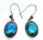 1920s Sterling Silver Morpho Butterfly Earrings
