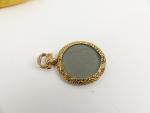 Edwardian 9ct Gold Photo Locket Pendant 1907