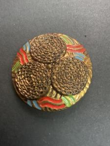 Rare Czechoslovakian Arts and Crafts Brooch