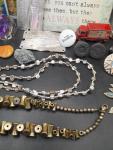 Mixed Vintage Collectibles: Jewelry, Stamps & More