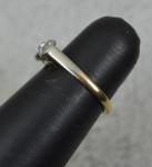 Vintage 18ct Gold Old Cut Diamond Trilogy Ring