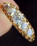 18Ct Gold Vintage Diamond Eternity Wedding Ring