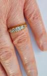 18Ct Gold Vintage Diamond Eternity Wedding Ring