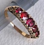 Stunning 18ct Gold Ruby Antique Ring