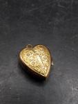 Victorian Style Heart-Shaped Photo Locket Pendant