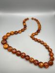 Butterscotch Amber Vintage Beaded Necklace