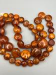 Butterscotch Amber Vintage Beaded Necklace