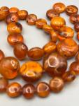 Butterscotch Amber Vintage Beaded Necklace
