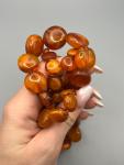 Butterscotch Amber Vintage Beaded Necklace