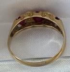 Victorian 18ct Gold Ruby and Diamond Ring