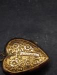 Victorian Style Heart-Shaped Photo Locket Pendant