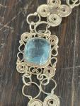 Italian Silver Antique Filigree Cameo Bracelet