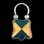 Victorian Scottish Agate Silver Padlock Bracelet