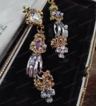 Victorian Gothic King Skull Statement Earrings