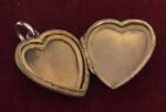 Victorian Rolled Gold Heart Photo Locket