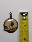Gold Tone Vintage Bow Design Locket 2.5cm