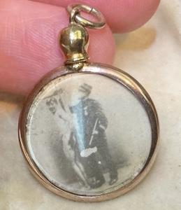 Victorian Rolled Gold Double-Sided Photo Locket