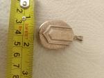Large Hallmarked Silver Etched Antique Locket