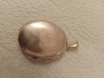 Large Hallmarked Silver Etched Antique Locket