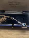 Edwardian 9ct Gold Opal Drop Necklace c1910