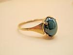 Edwardian 9ct Yellow Gold Bloodstone Signet Ring