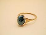 Edwardian 9ct Yellow Gold Bloodstone Signet Ring