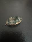 Victorian 9 Ct Gold Moss Agate Brooch