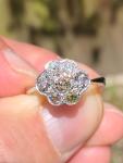 Stunning Edwardian Natural Diamond Engagement Ring 18ct Gold
