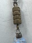 Art Deco Venetian Sommerso Aventurine Glass Necklace