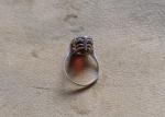 Victorian 9kt Gold Ring with Garnet Stone