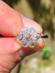 Stunning Edwardian Natural Diamond Engagement Ring 18ct Gold