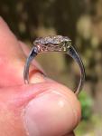 Stunning Edwardian Natural Diamond Engagement Ring 18ct Gold