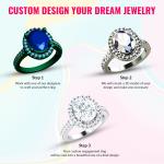 Art Deco 2Ct Round Cut Diamond Halo Ring